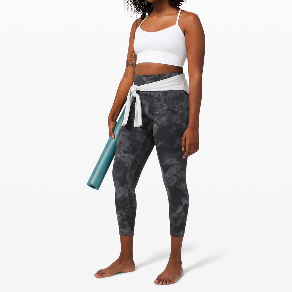 Lululemon Graphite Grey Diamond Dye Align 25” Legging